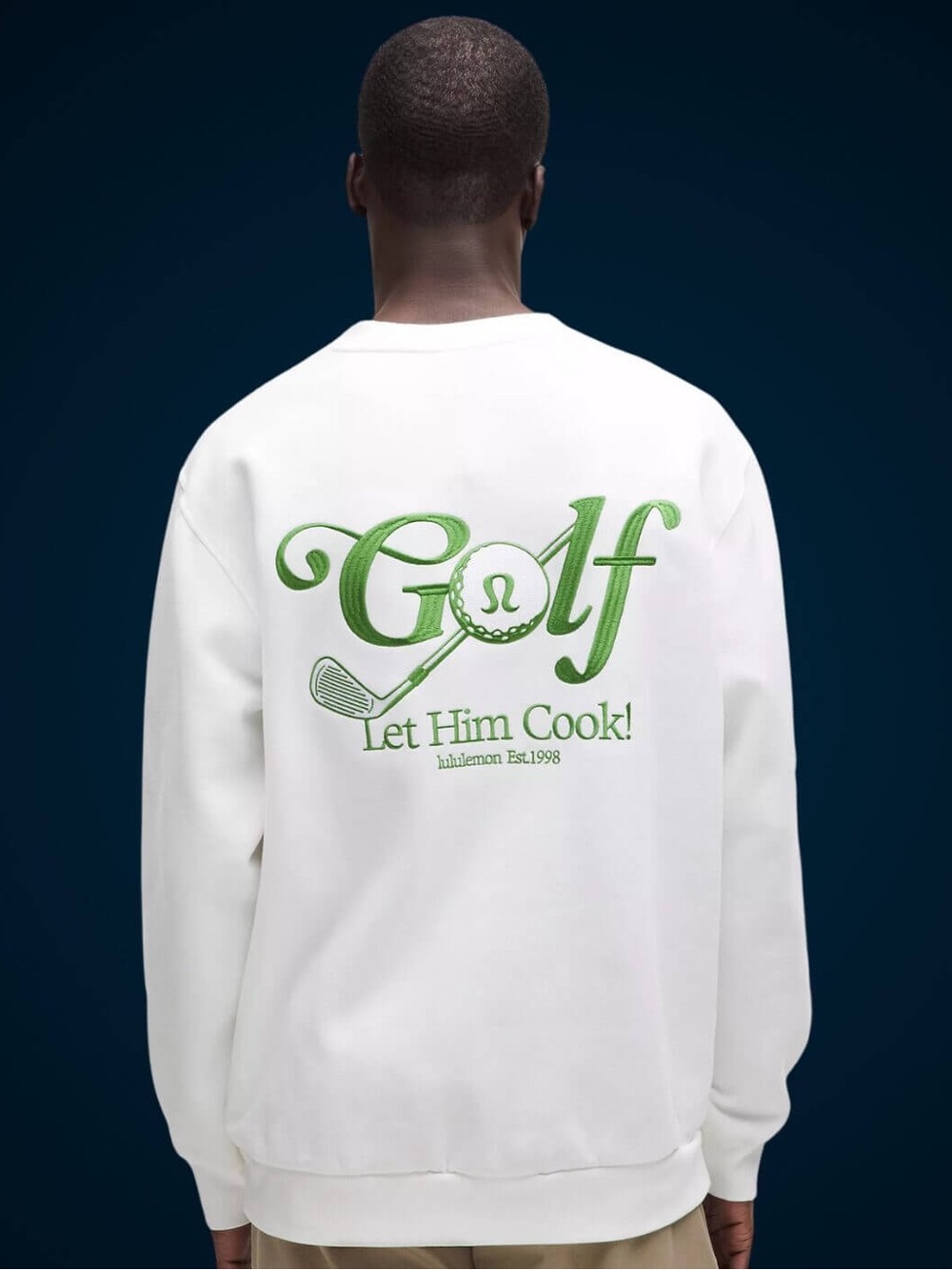Lululemon Men's Large Crewneck
Sweatshirt Let Him Cook Min Woo Lee
Golf Pullover - Picture 10 of 10